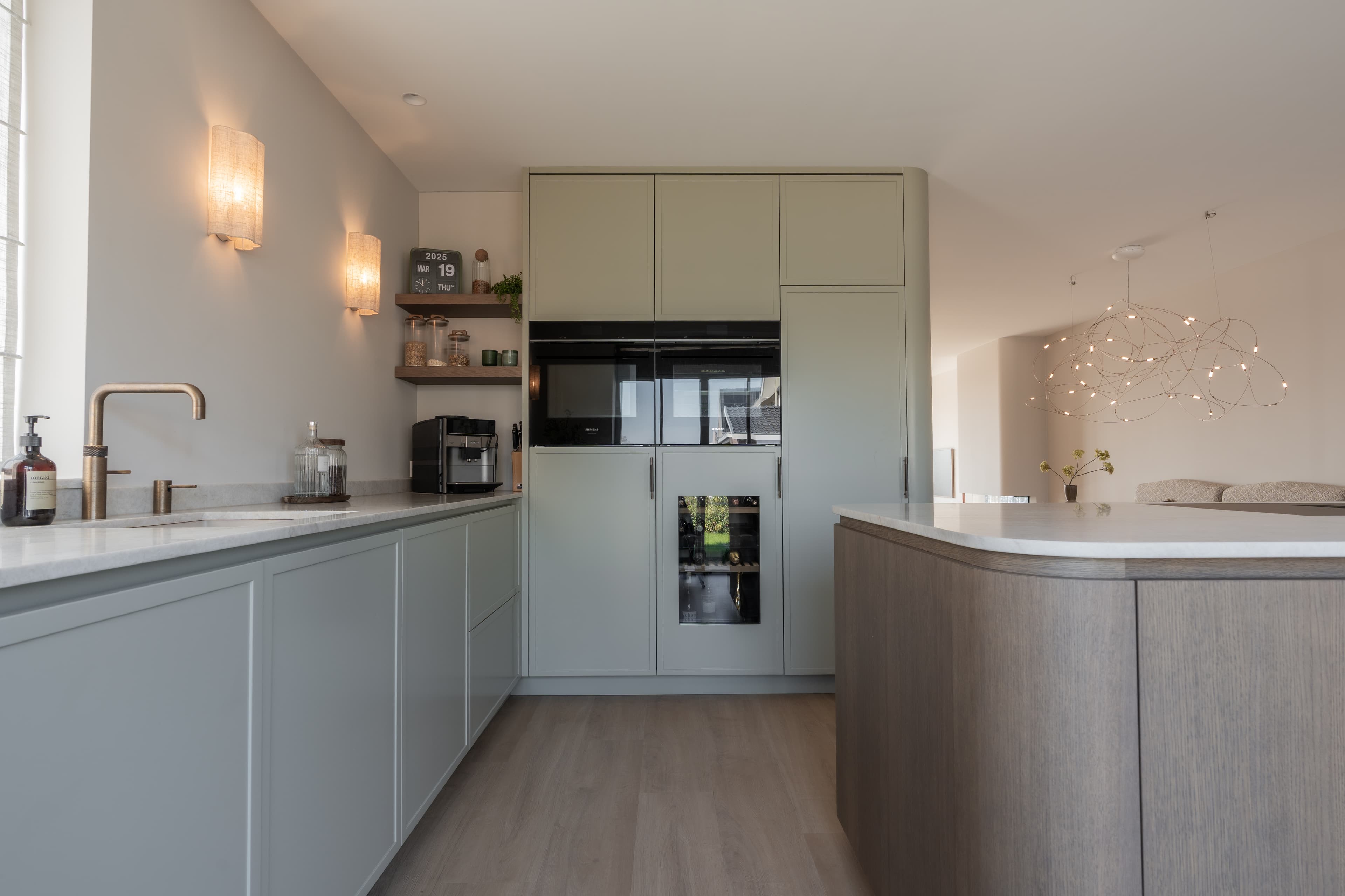 Luxe keuken met ronde details